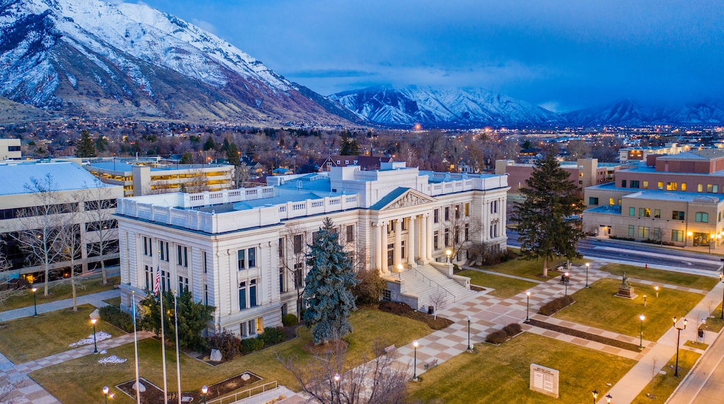 Downtown Provo Courthouse in Winter