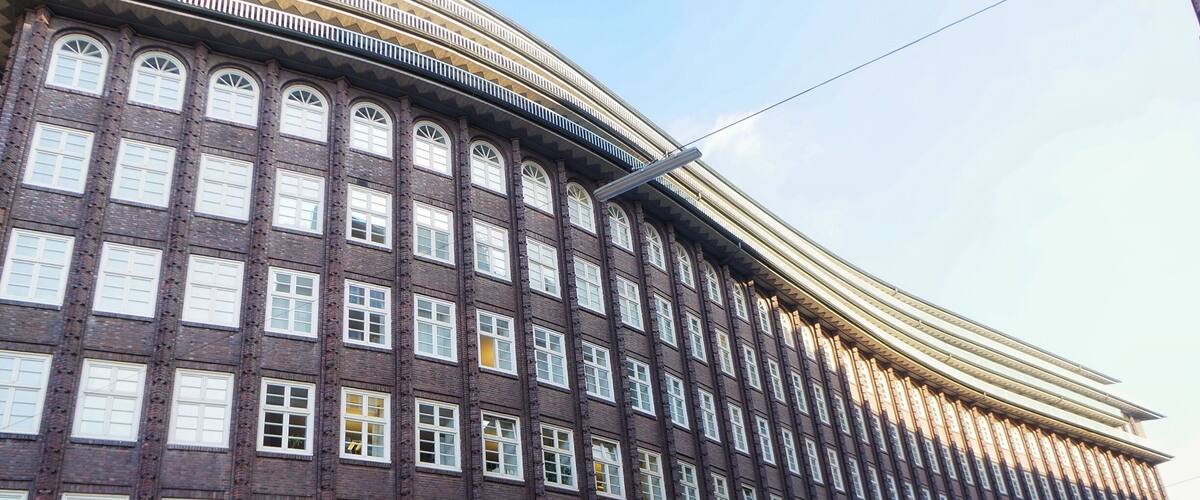 Chilihaus , building with 2800 windows, UNESCO Heritage - Hamburg