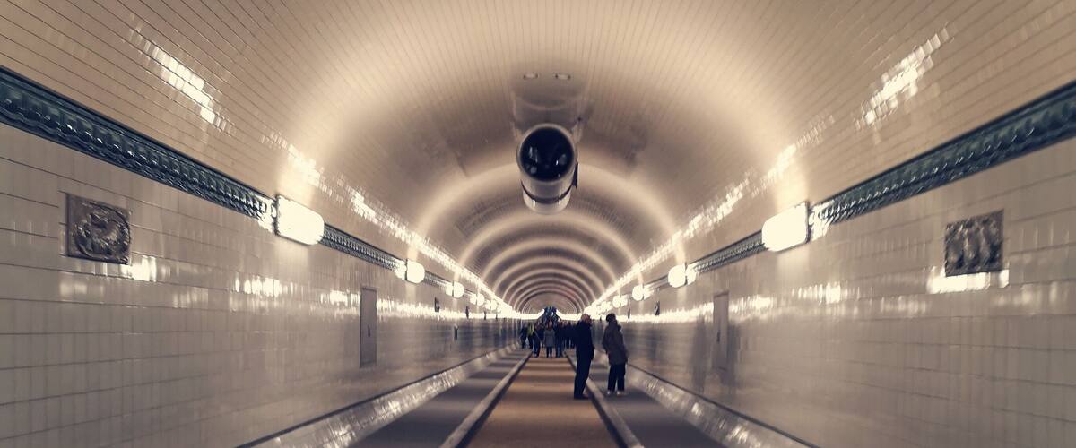 A tube under the river