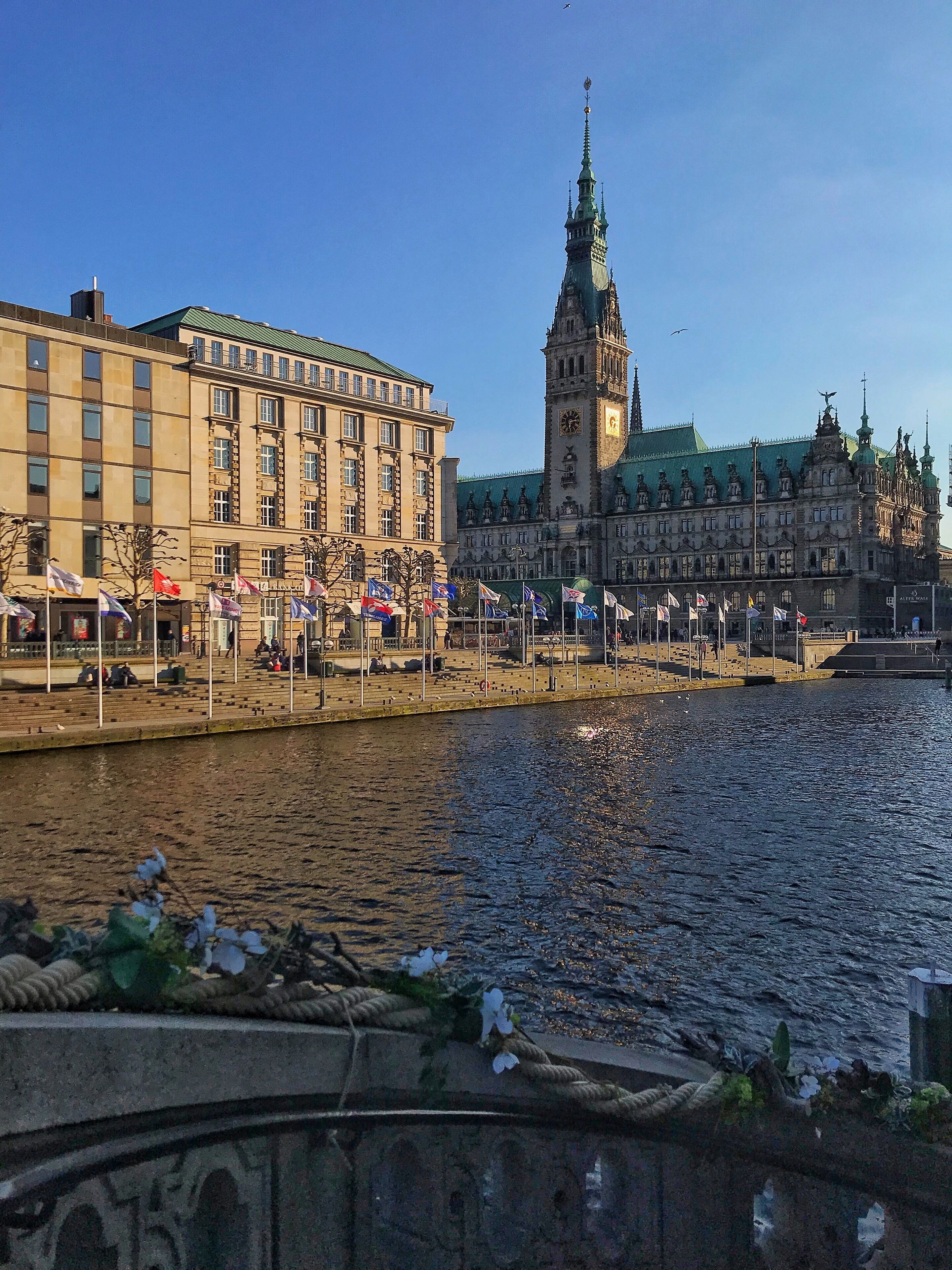 City hall of Hamburg