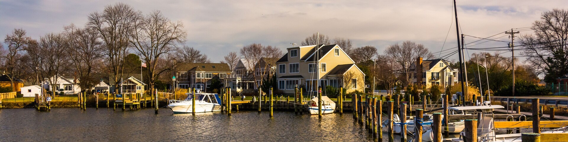 Boats in the harbor of Oxford, Maryland.; Shutterstock ID 173124887