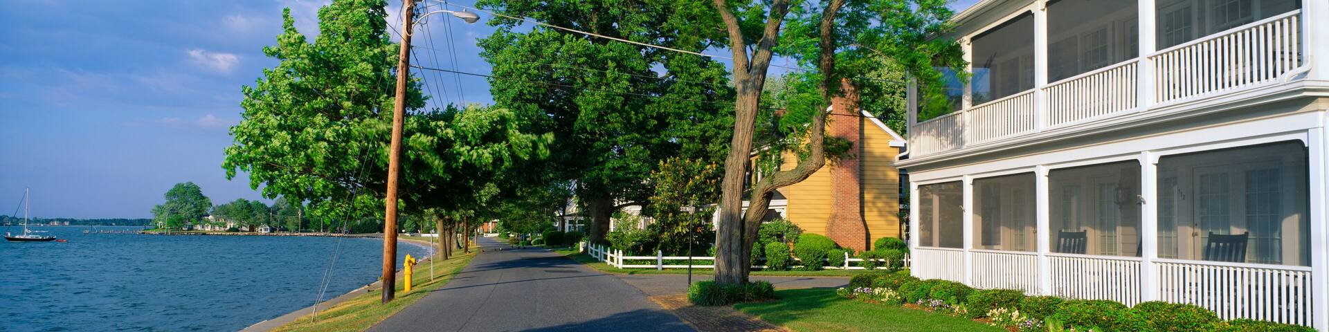 Oxford to Bellevue Ferry, Maryland, continuous use from 1683 to 1836