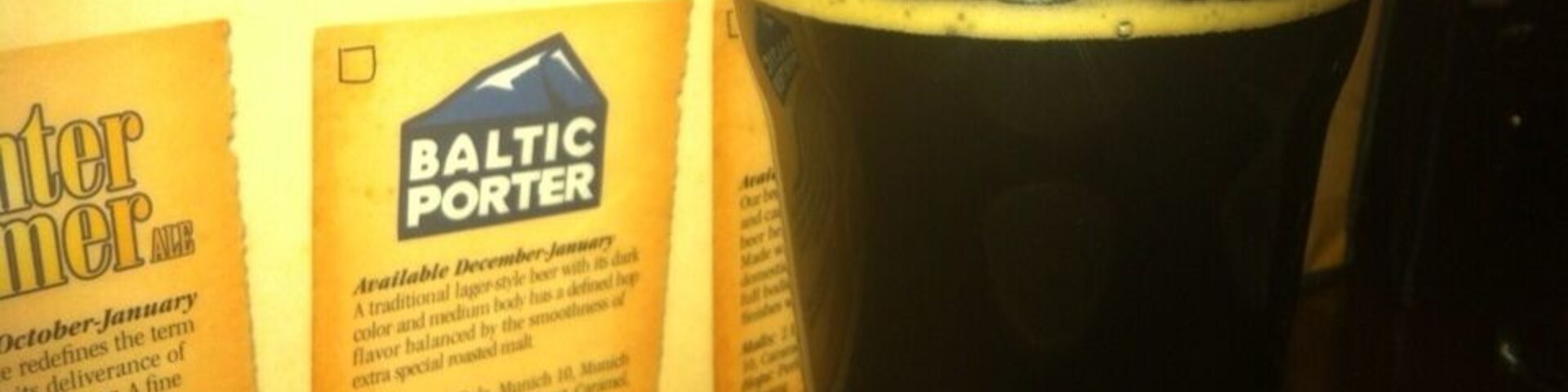 Tasty Baltic porter