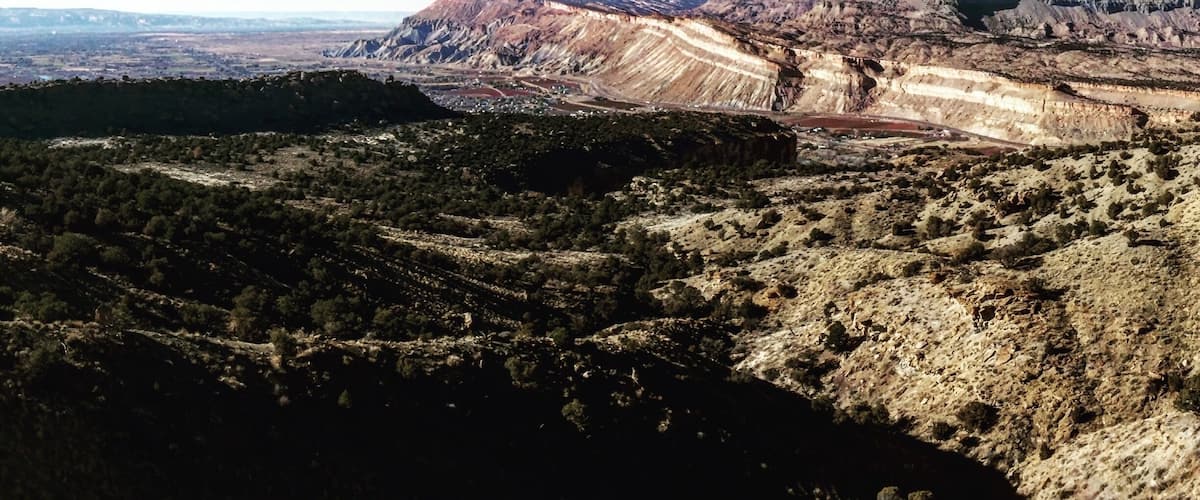 Upper Loop on Palisade Rim trail.