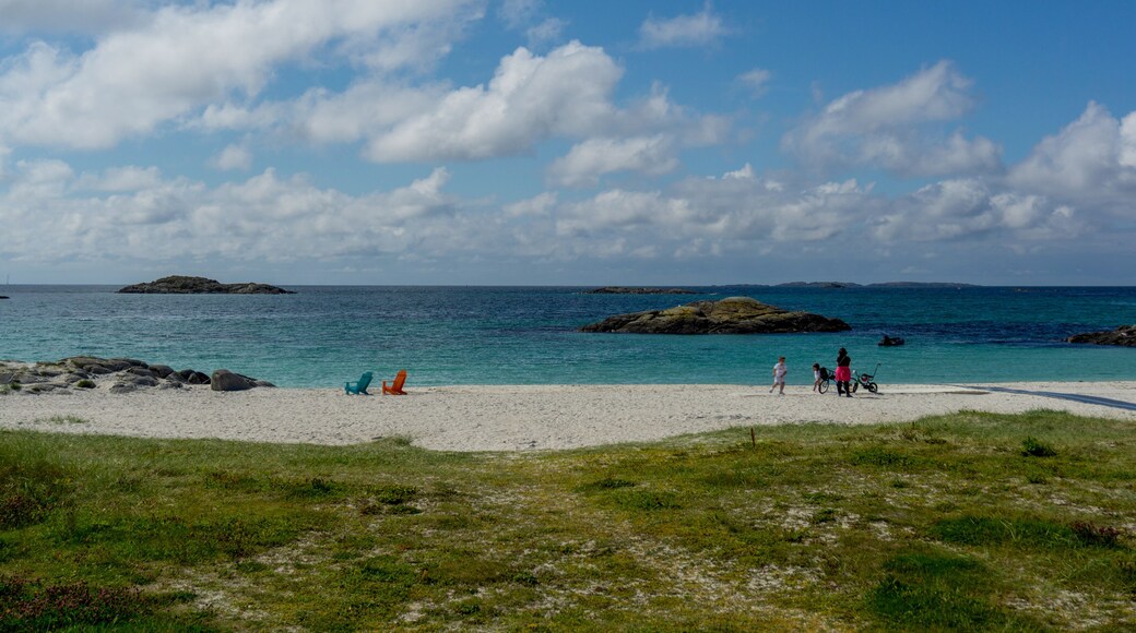 Scenic Åkrasanden White Sand Beach with Turquoise Water in Karmøy Rogaland Norway
