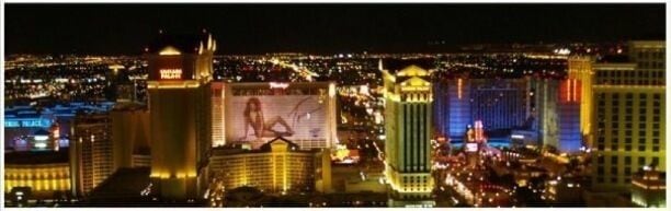 A view of the strip taken from the top of the Palms Casino