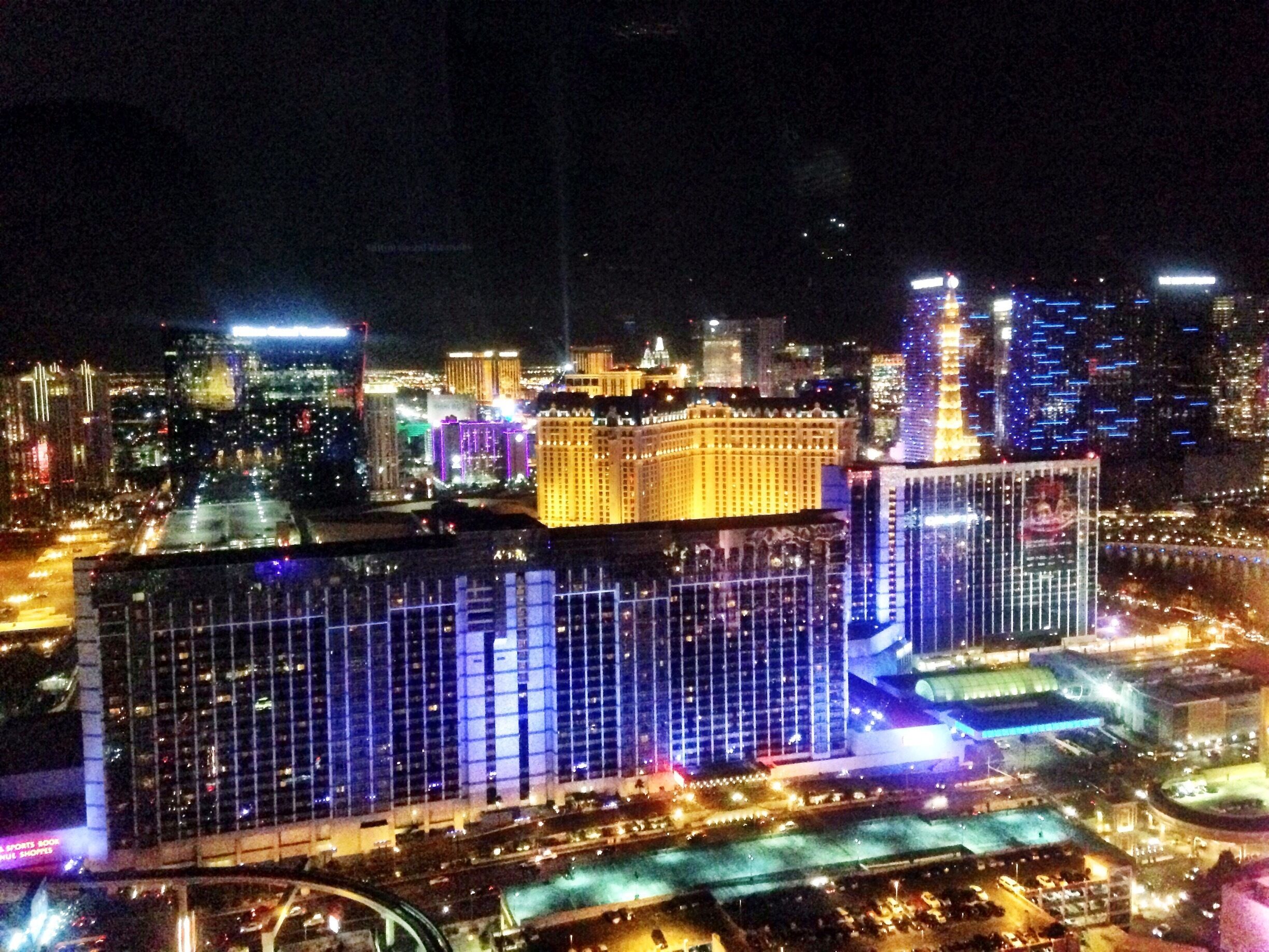 Beautiful Las Vegas from the High Roller at night. #VivaLasVegas