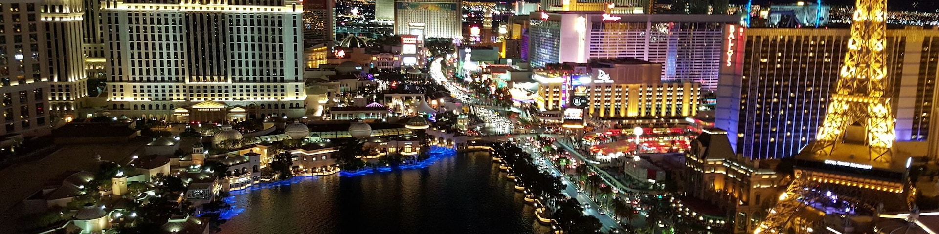 The nighttime strip views from the Cosmopolitan balconies are some of the best views in Vegas.