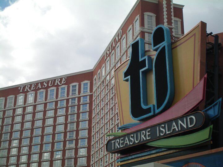 Being a major lover of all things pirate, for my first trip to Vegas there was no other option for me! I found Treasure Island to be one of the more affordable choices of hotels situated on the strip. It was clean, the staff was friendly (they let us have early entry at no extra cost!), and the hotel is home to Cirque's Mystere.

(For reference, I was there in 2010)