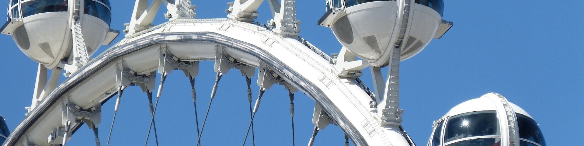 A sunny day for Las Vegas High Roller Observation Wheel #Patterns