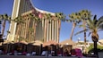 Poolside at the Mandalay Bay. Go early in the season to enjoy a little more space at this fabulous pool!