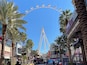 Early morning at the Linq Promenade. The High Roller is a great spot to see views of Las Vegas. Some carts do offer open bars. #lasvegas #travel #vacation