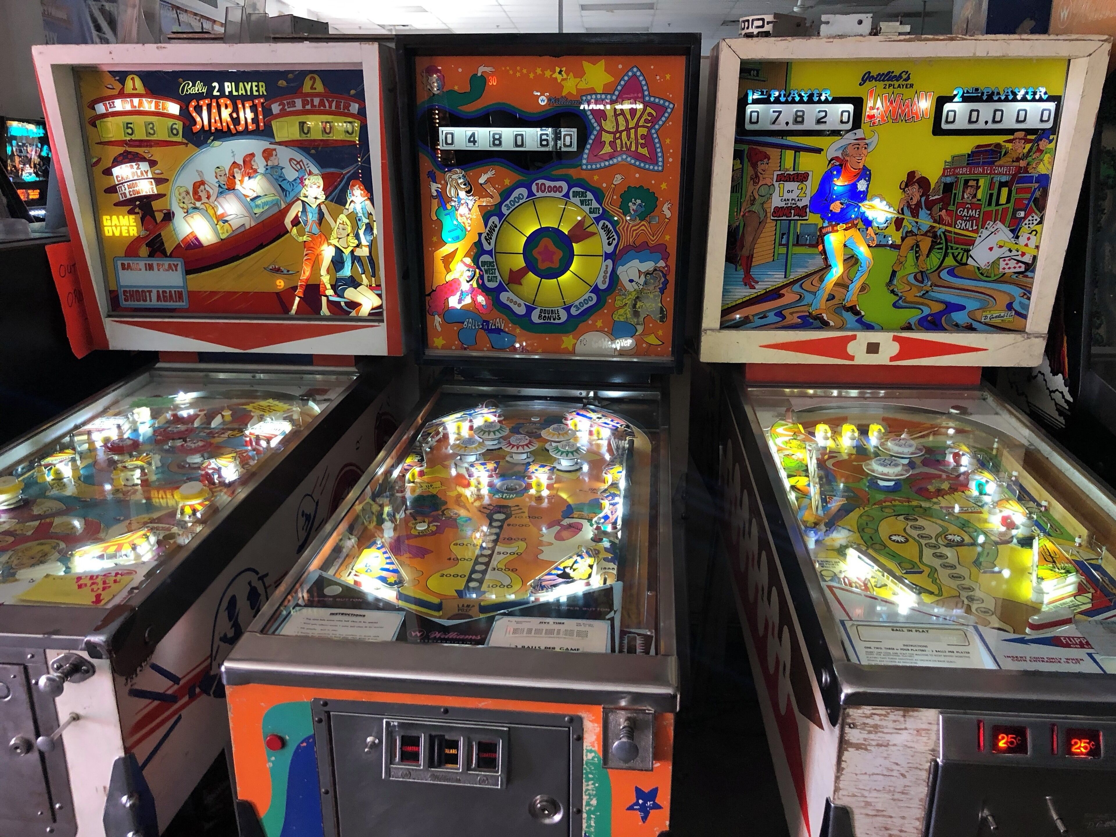 Free entry and all the machines here are playable, all you need is quarters!  They have 100s of machines here some dating back to the 1950’s as well as some more recent arcade games. We had a great couple of hours here.