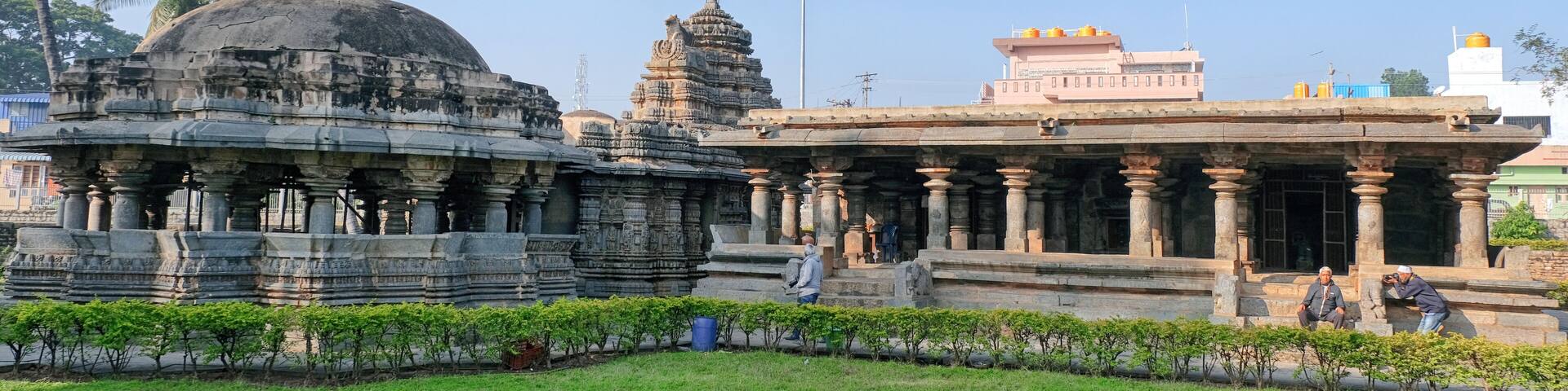 Chandramouleshwara Temple (Ishwara Temple.) , Arasikere is located in the Hassan district of Karnataka.