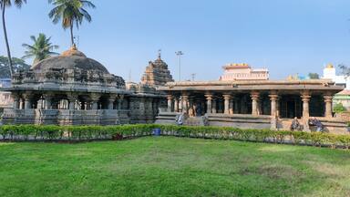 Chandramouleshwara Temple (Ishwara Temple.) , Arasikere is located in the Hassan district of Karnataka.