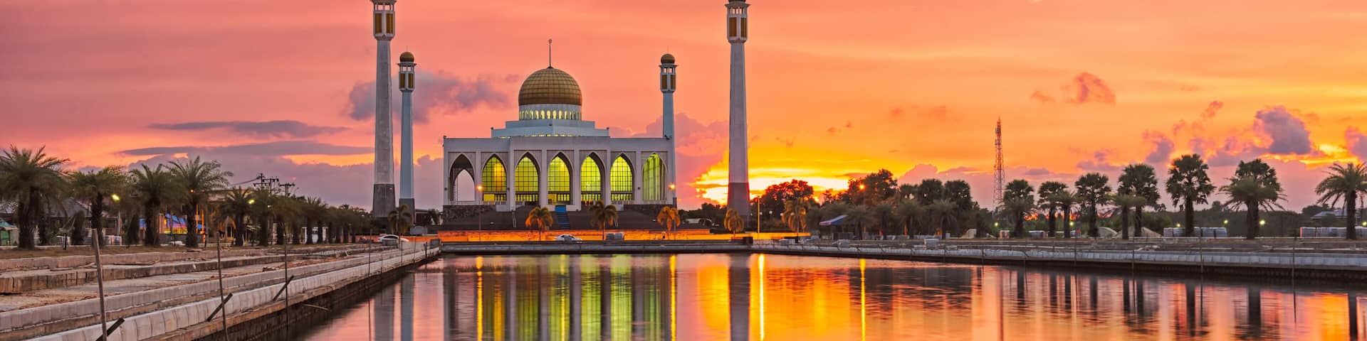 Central Mosque in Hat Yai Thailand.