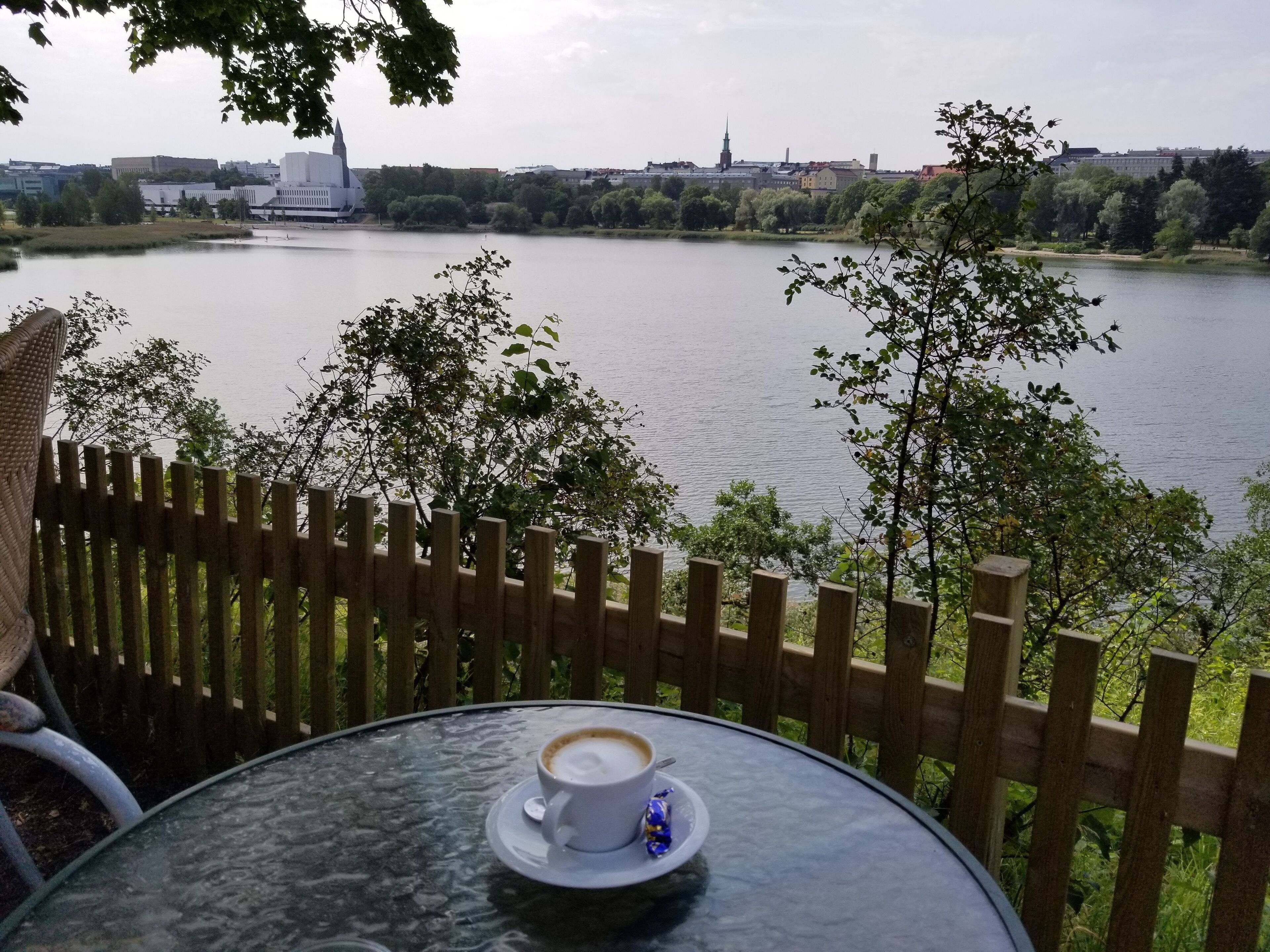 Peaceful Cafe on a lake in Helsinki
#OrbitzTravel