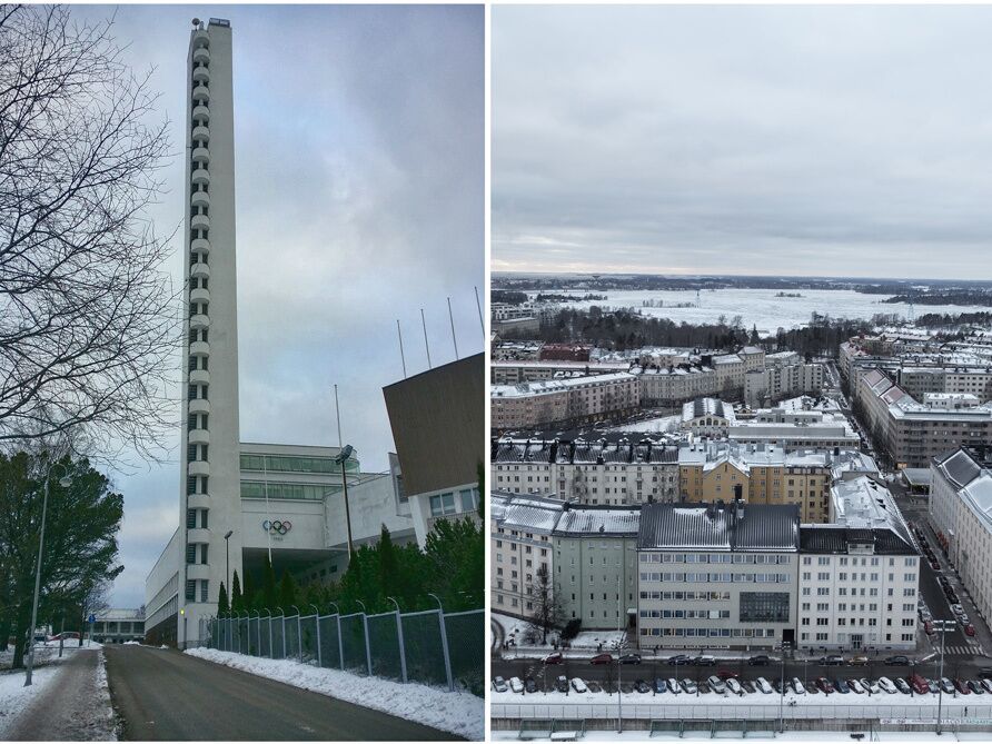 Climb the stairs (or take the lift) to the top of the Olympic Tower and have a panoramic view of Helsinki and out to sea.

