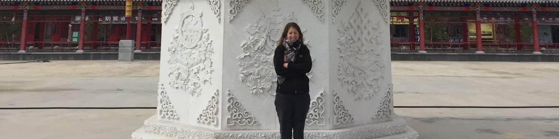 Beautiful temple an hour drive from Hohhot. Don't know if my location is correct.