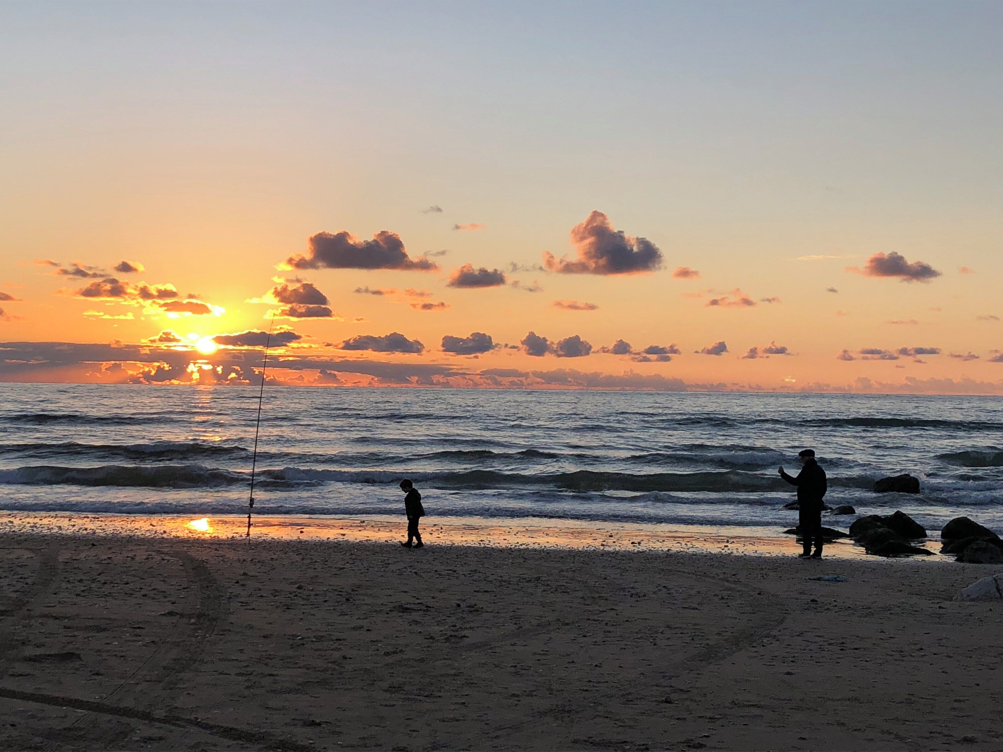 This beach is about 2km south of Haifa. Great place to watch sunsets