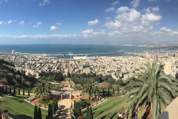 Jersalem and Tel Aviv are incredible destinations in Israel, but don't forget to stop in Haifa, where the beautiful and immaculate Baha'i Gardens are! On a clear day, you can see all the way to Lebanon from the gardens! #LifeAtExpediaGroup