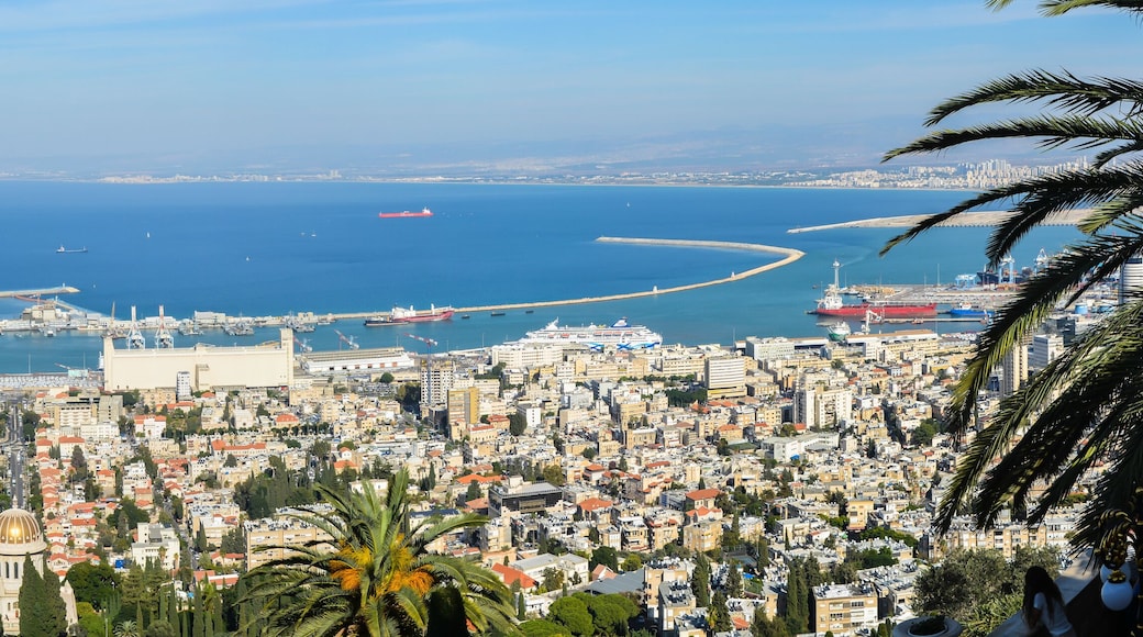 Panorama. Haifa from Caramel Hill.