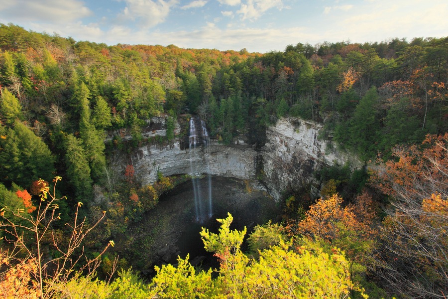 Fall Creek Falls, Fall Creek Falls State Resort Park, Pikeville, Tennessee, USA