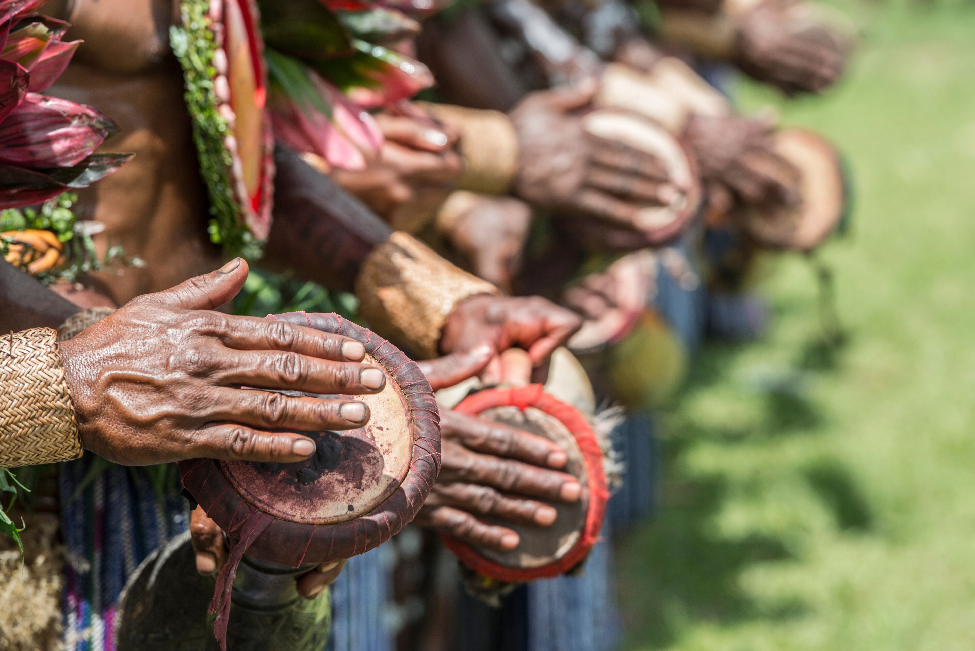 Cultural festival drums Papua New Guinea