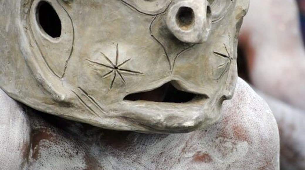 The mud men at the annual Sing-Sing in Mt. Hagen.
You can get up close with your camera!