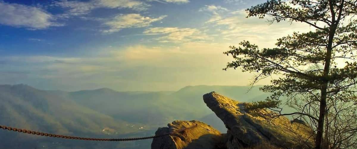 Chained Rock in Pineville, Kentucky.