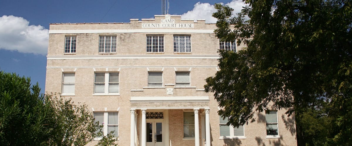 Camp County Courthouse located in Pittsburg TX