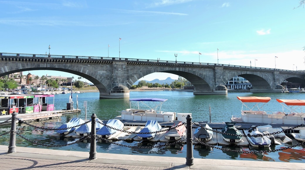 London Bridge is a bridge in Lake Havasu City, Arizona. It was built in the 1830s and formerly spanned the River Thames in London, England. It was dismantled in 1967 and relocated to Arizona.
#bridge