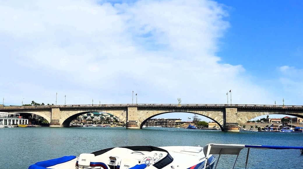 This bridge was built in the 1830's and formerly spanned the River Thames in London. It was dismantled and relocated to AZ in 1967.