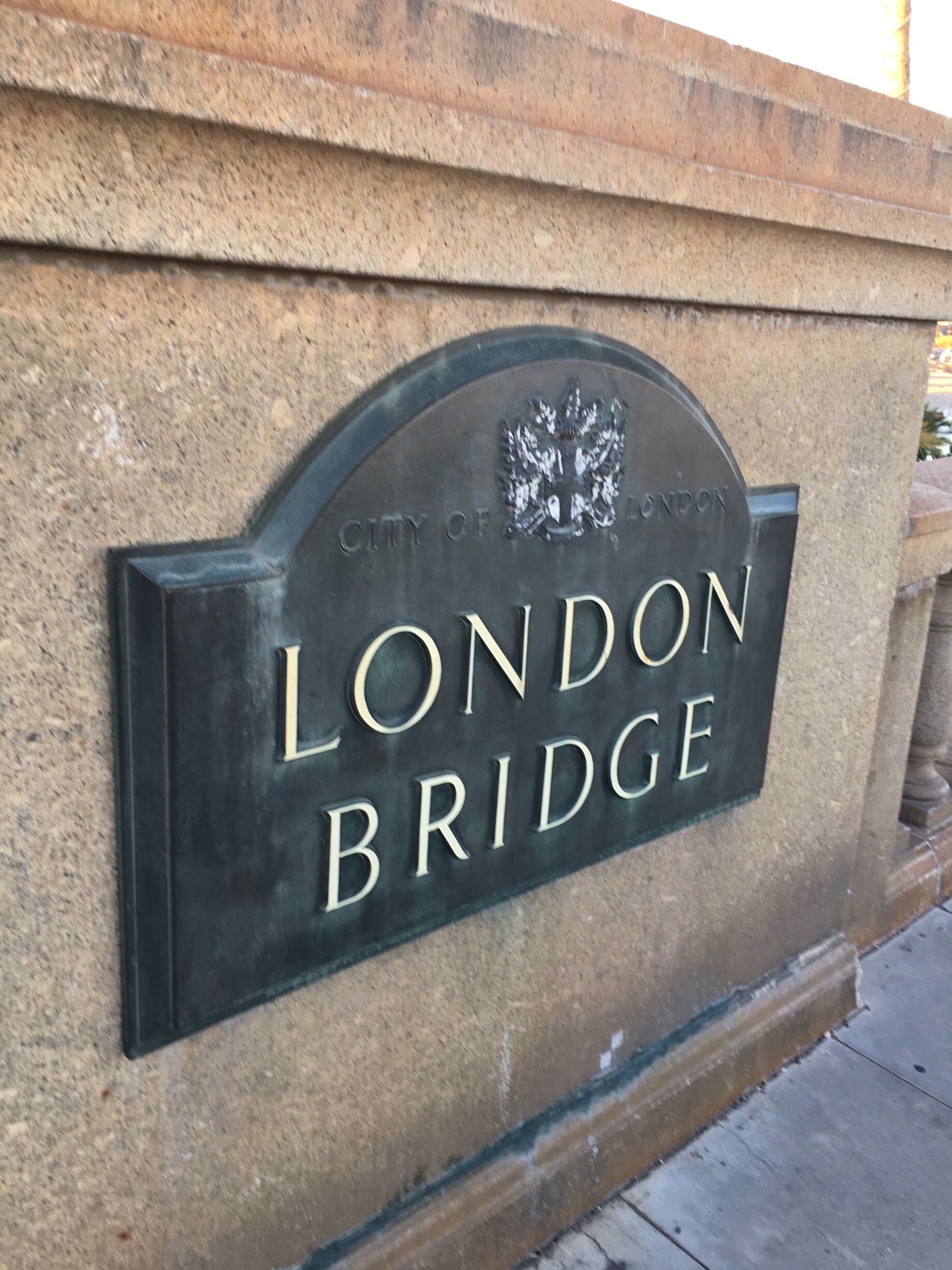 London Bridge which spanned the River Thames in London, England. Dismantled, it was relocated to Lake Havasu in 1967. 

(Feb 2017)

#Arizona