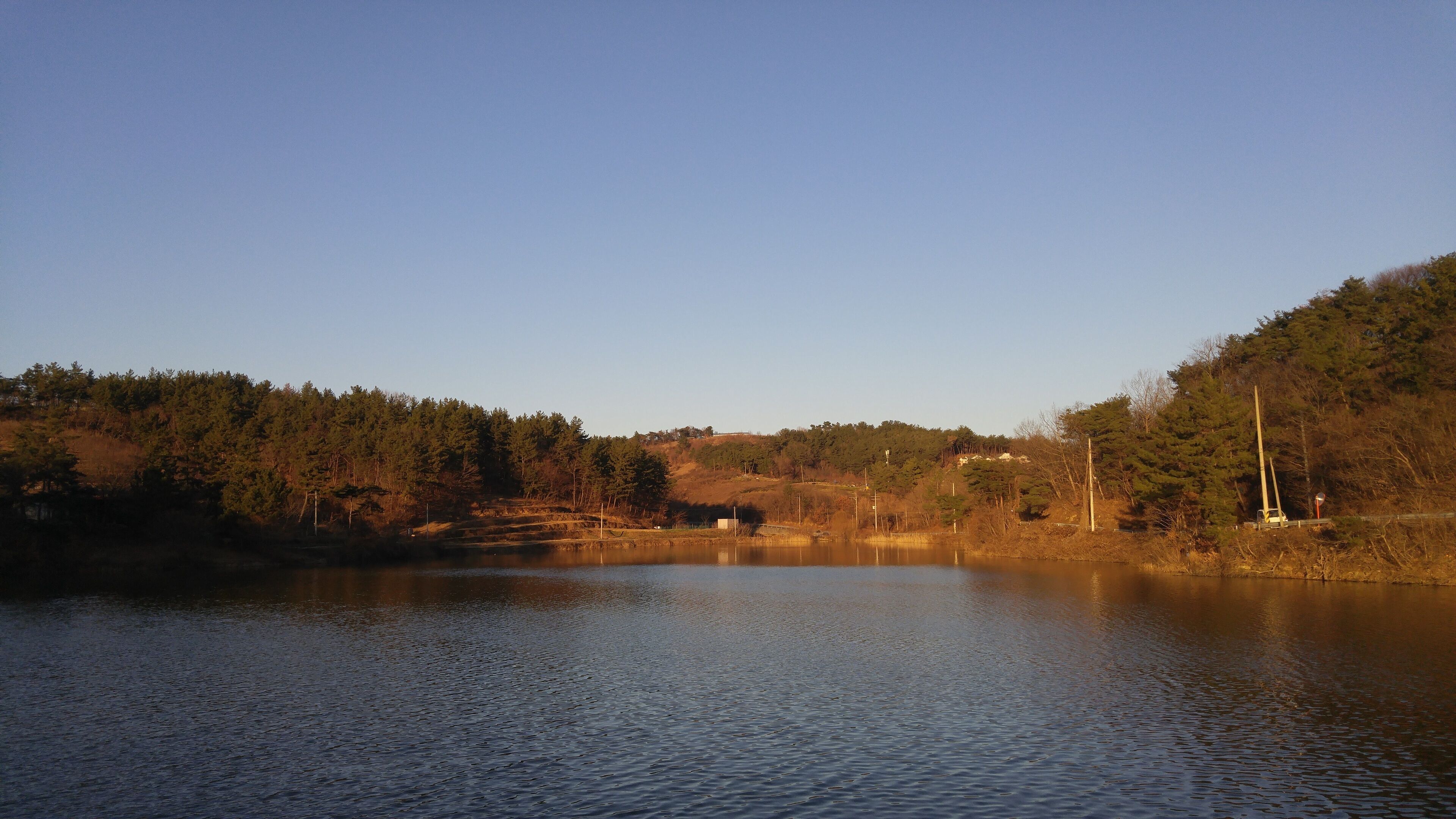 정촌면 죽봉 저수지