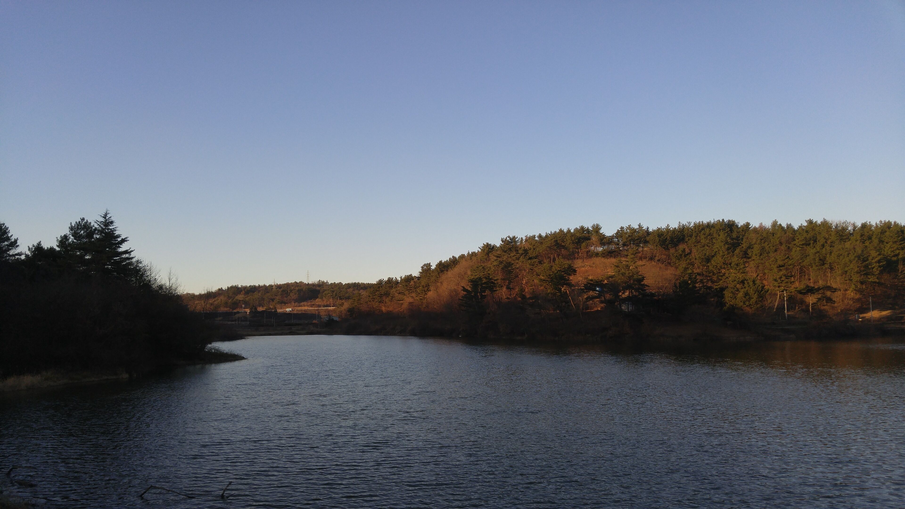 정촌면 죽봉 저수지