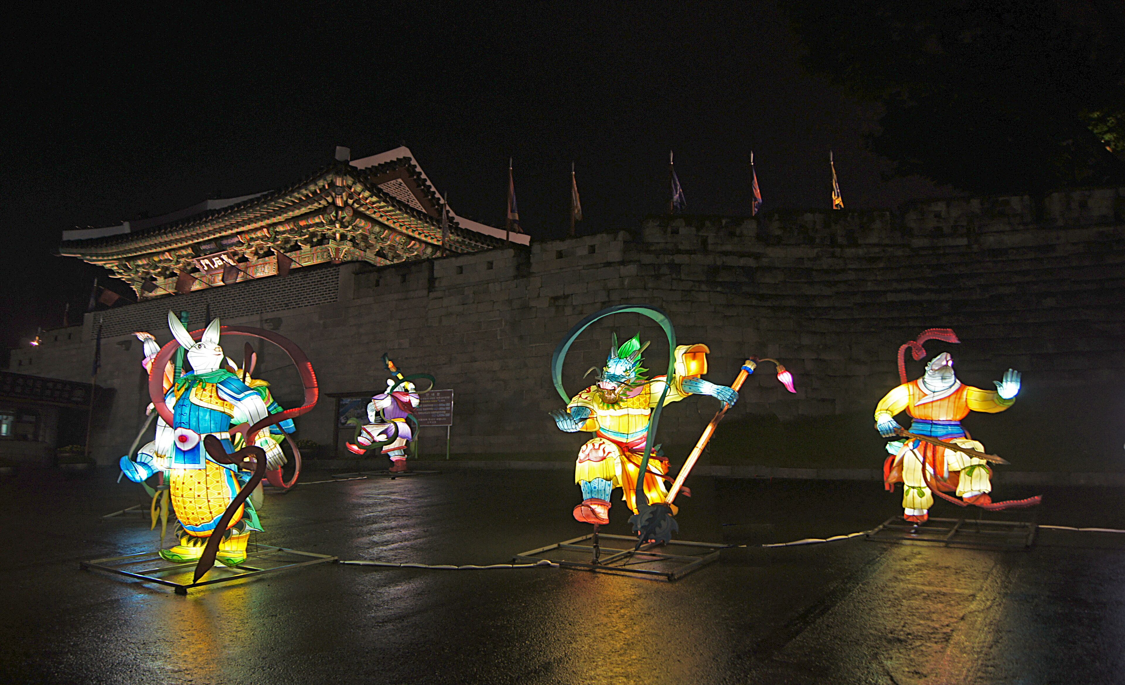 Nongae Festival, Jinju Castle, South Gyeongsang, South Korea