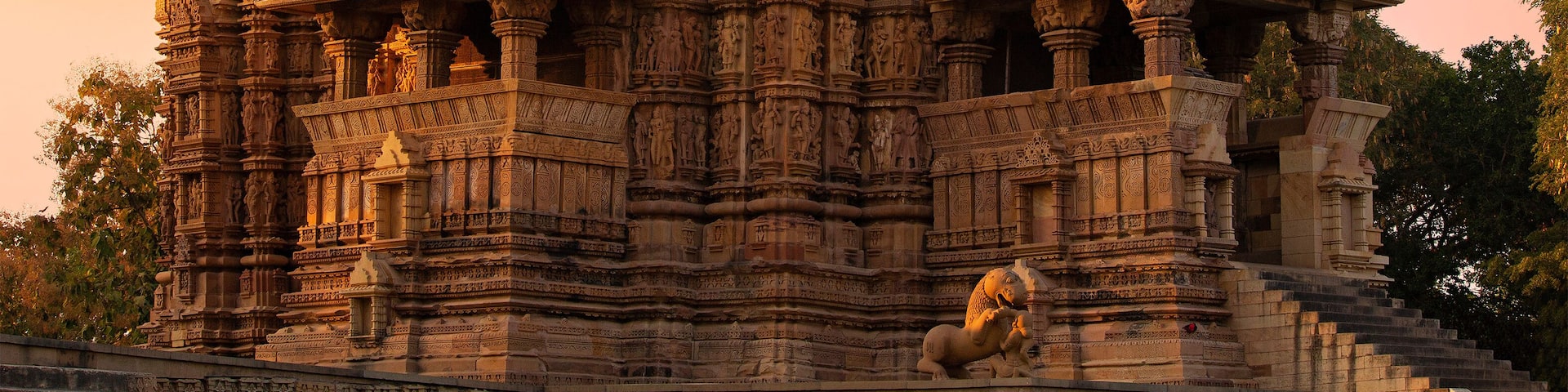 Western Group of Temple Khajuraho, Madhya Pradesh India - A world Unesco Heritage Site