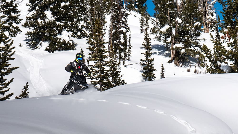 Snowmobiling