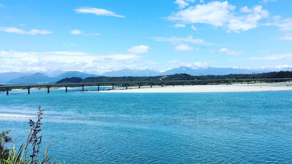 View from the Hokitika Beach