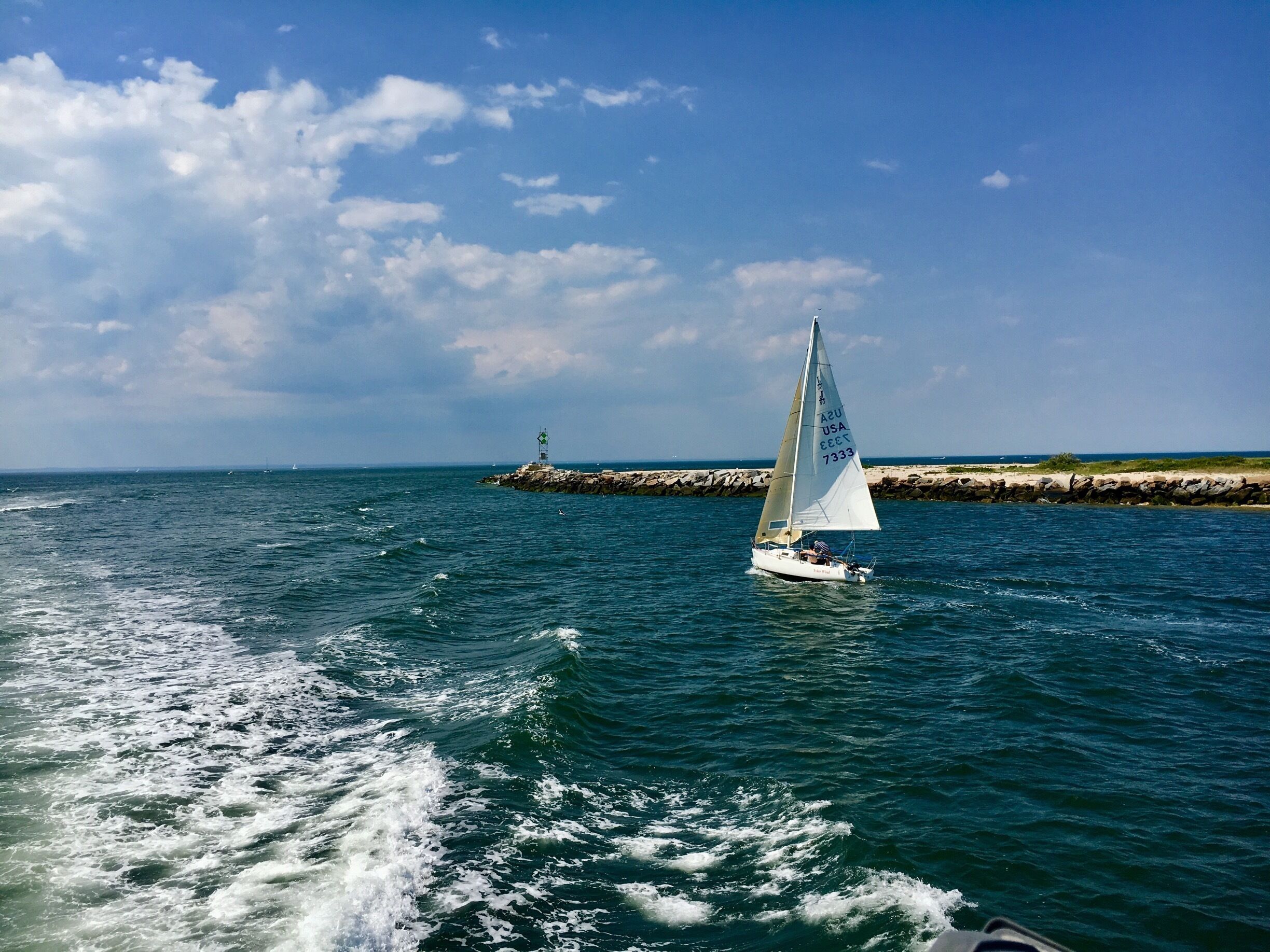 Boat sailing is a major event at the ocean. The  most expecting thing is that you can enjoy any kind of sailing boat pass by when you are taking a boat for sightseeing.