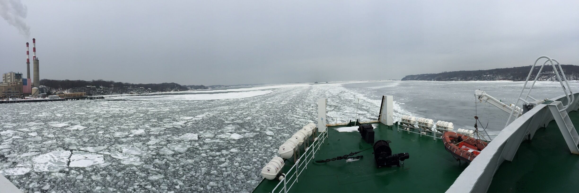 When the sound was freezing over!