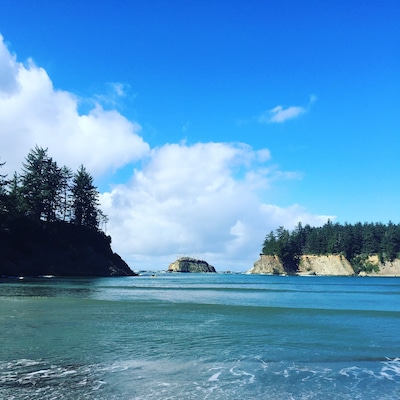I know this was near Coos Bay but honestly I all I remember thinking was that if I were a super villain that's where I'd live.