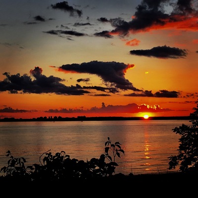 I just get a right time and right place to see amazing sunset