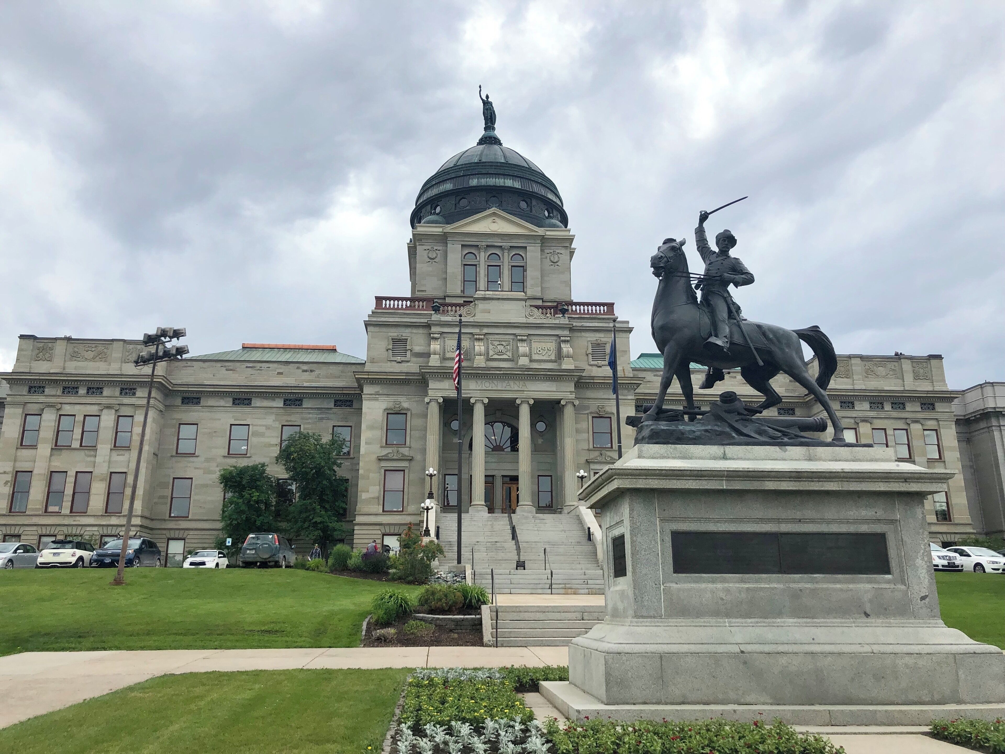Constructed between 1899-1902 this is Montana’s State Capitol. The statue is of Thomas Meagher who was a Civil War general and two term Montana territorial governor.