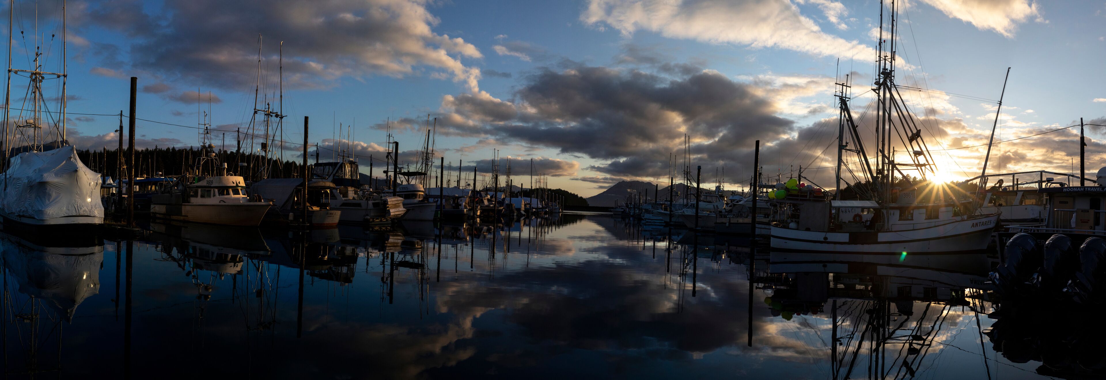 panoramic view of dock