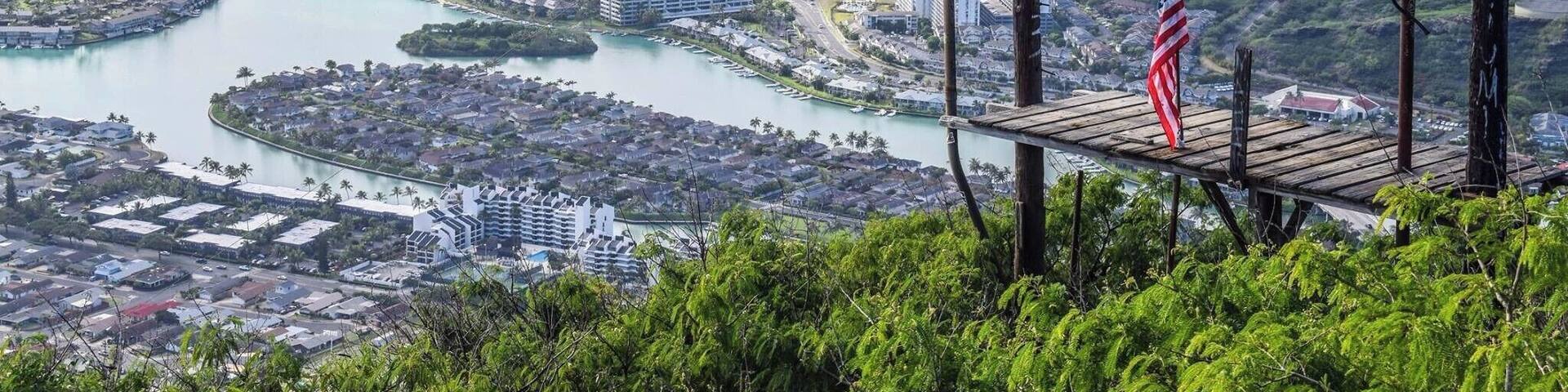 If you're looking for a challenging, quick hike with gorgeous 360-degree views, head over to Koko Crater. This extinct volcano crater used to house a railroad jutting up the near vertical side of the volcano crater and was used as a bunker during WWII. Some remnants still remain today and are now used to perch upon the best lookout spots to ooo and ahh over views of Diamond Head, Moanalua Bay, and out towards Makapu'u on the Eastern Shores of Hawaii Kai.
When I used to live in Hawaii Kai when I attended UH Manoa, this was my exercise five days a week, since I lived right across the street. I lovingly call this climb "The Stair Master of Death"
TIP: Go early for sunrise to beat the heat, or go late for sunset when it isn't as crowded. If you go in the evening, be sure to bring a headlamp to safely make your way back down. Bring water and your camera, and be careful after heavy rain when the steps can be slippery. This hike is not for the faint of heart or those with a severe fear of heights.
#lifeatexpedia