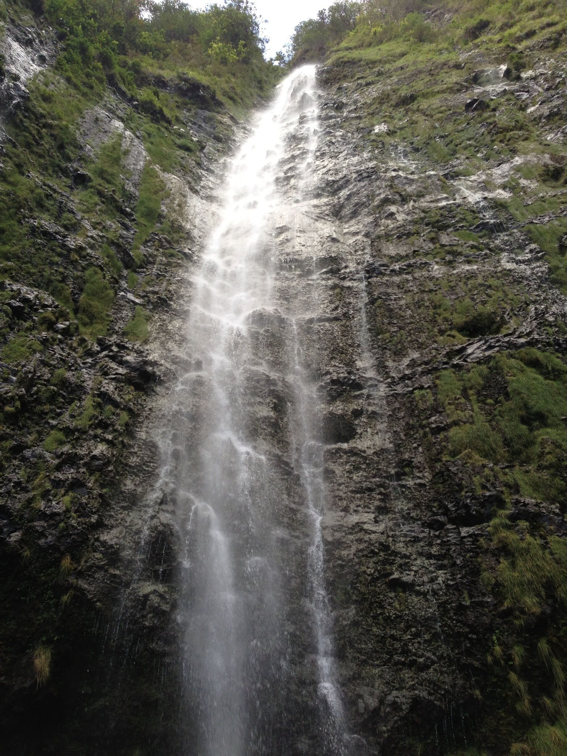 It's a 4 mile round trip hike to this waterfall at the end of the Road to Hana but it's worth it!!