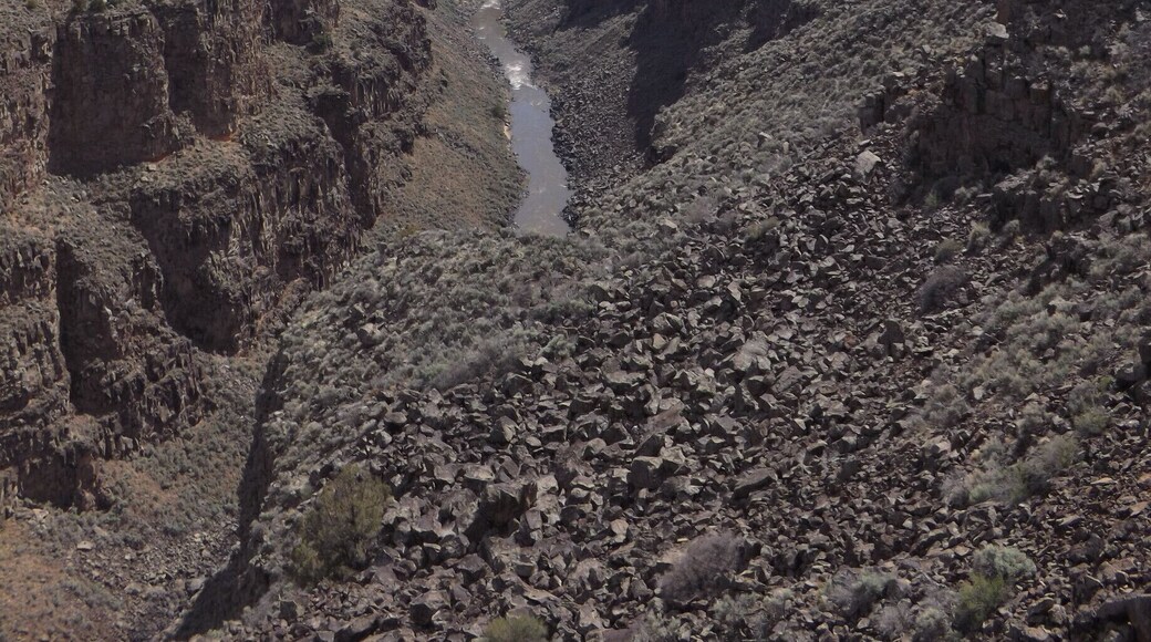 Rio Grande Gorge, view from above on the bridge. #waterlust