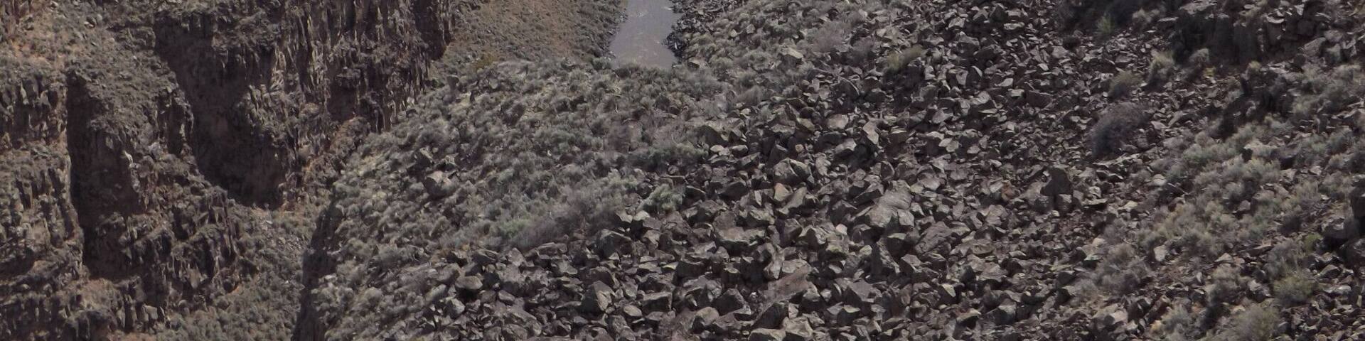 Rio Grande Gorge, view from above on the bridge. #waterlust